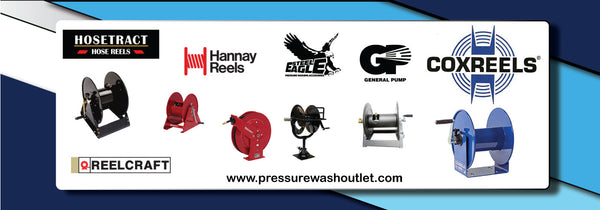 PRESSURE WASHER HOSE REELS